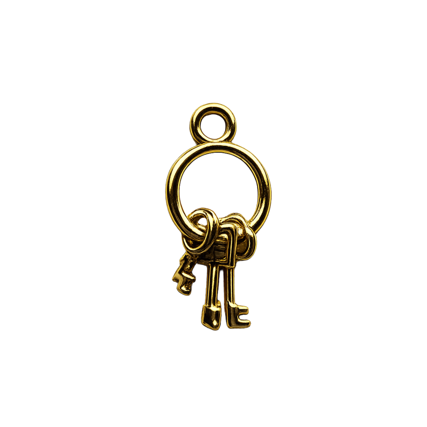 Key Ring Charms | Gold Key Bundle Charms | Vintage Key Charm Bar