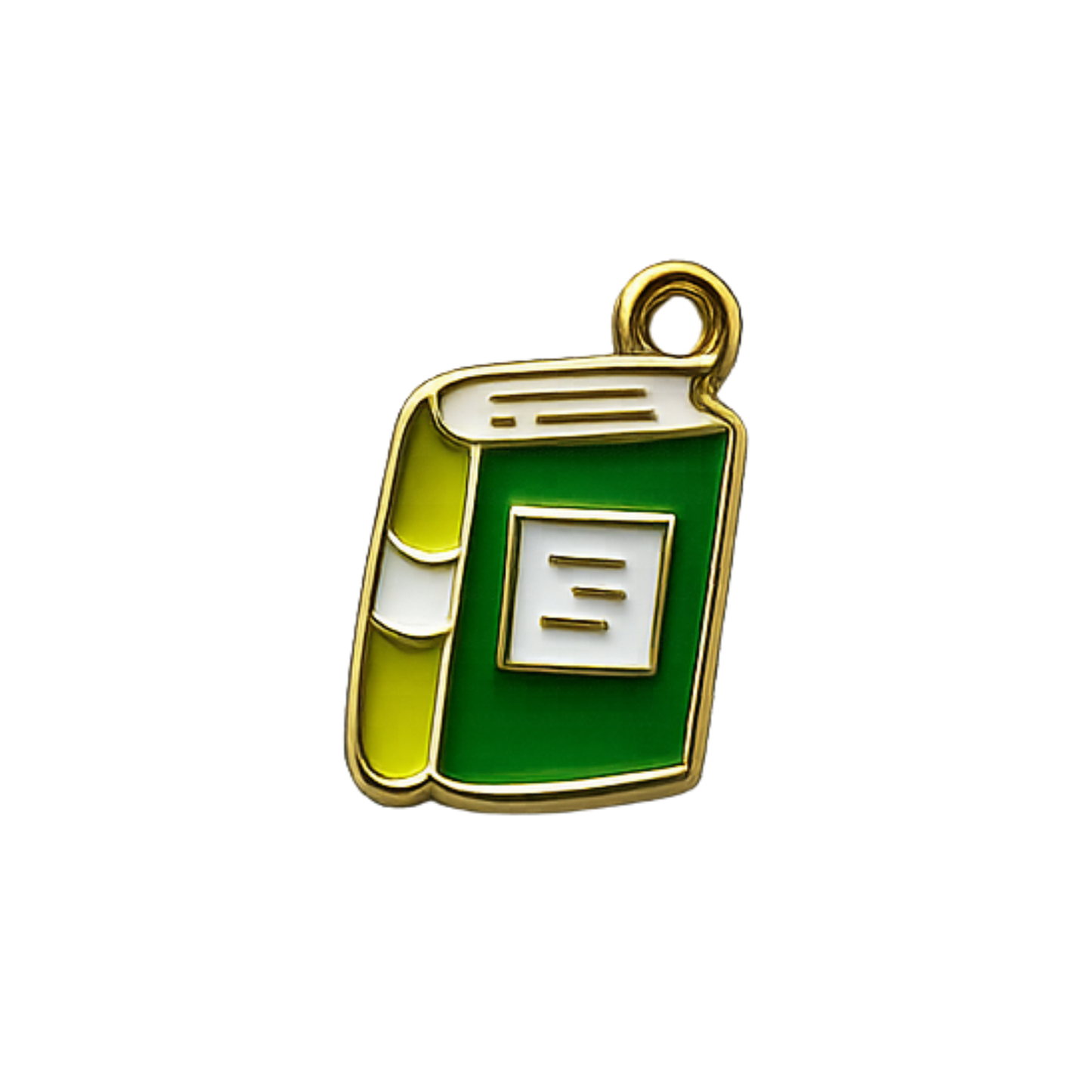 Book Charm | Pink, Blue & Green Book Charm | Bookish Charm Bar
