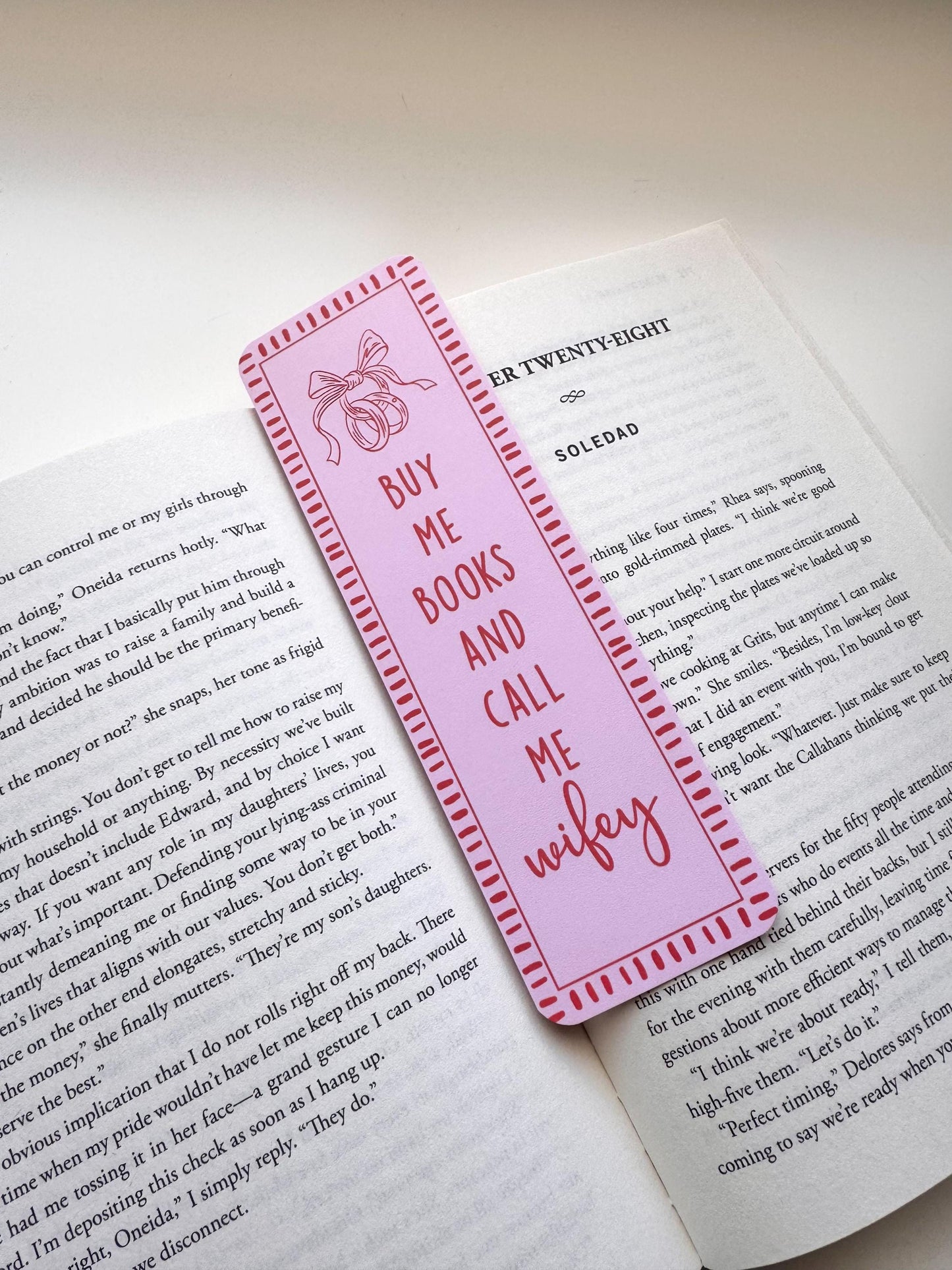 Buy Me Books and Call Me Wifey Bookmark