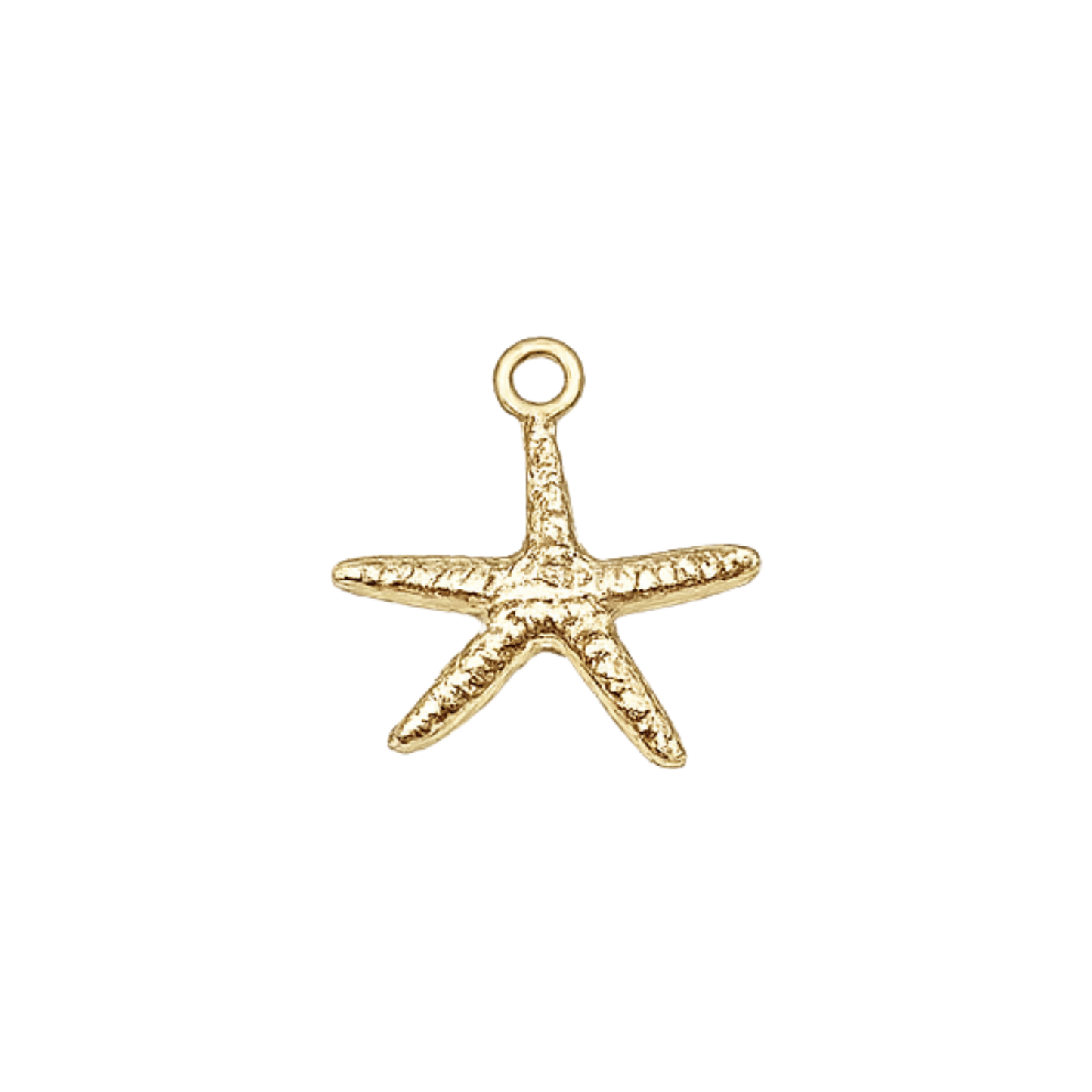 Gold Starfish Charm | Multiple Size Options Charm bar