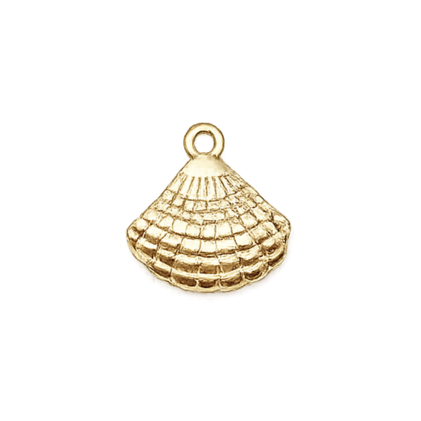 Scallop Shell Charm | Gold Ocean Charm