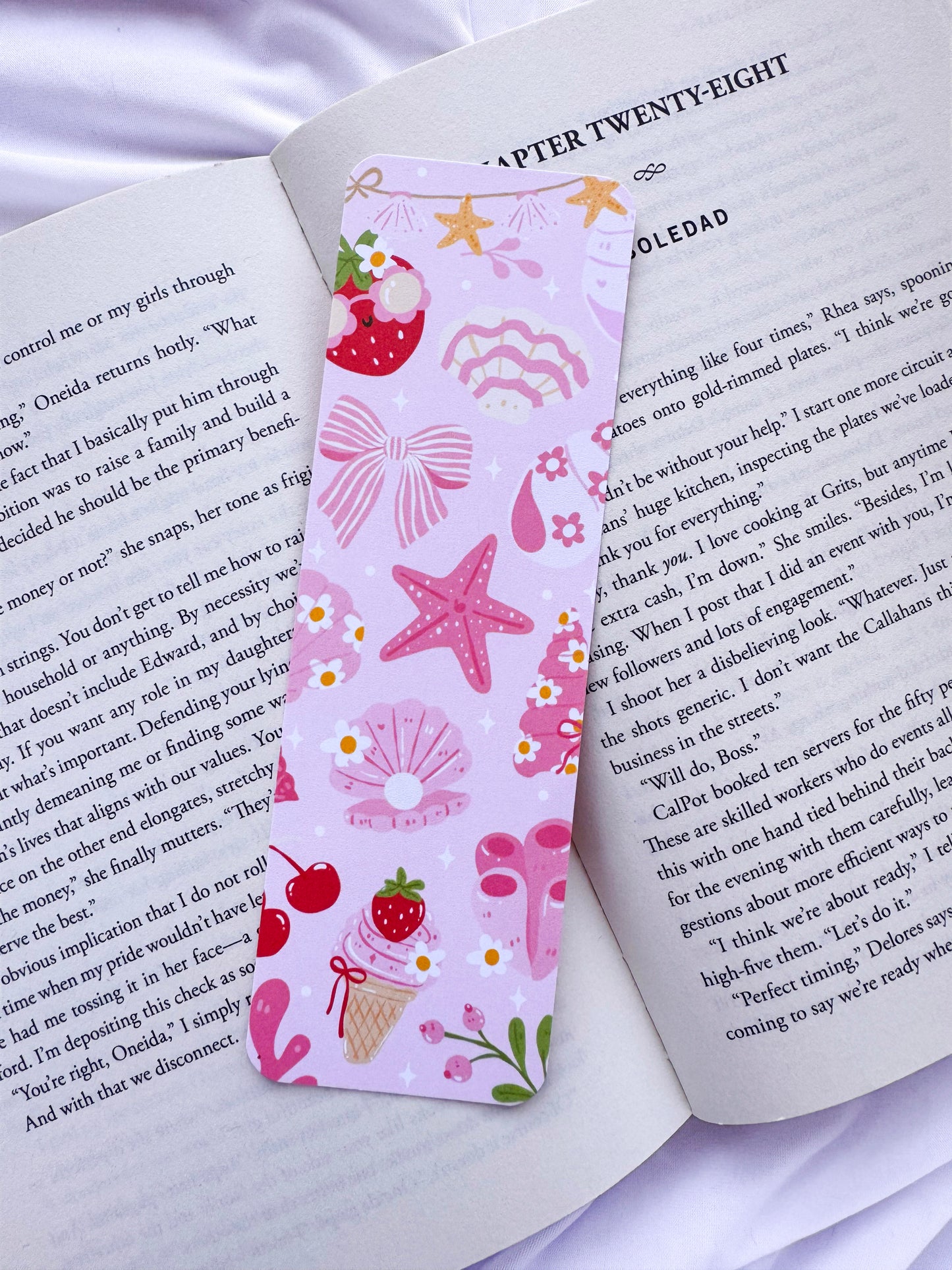 Pink Summer Bookmark