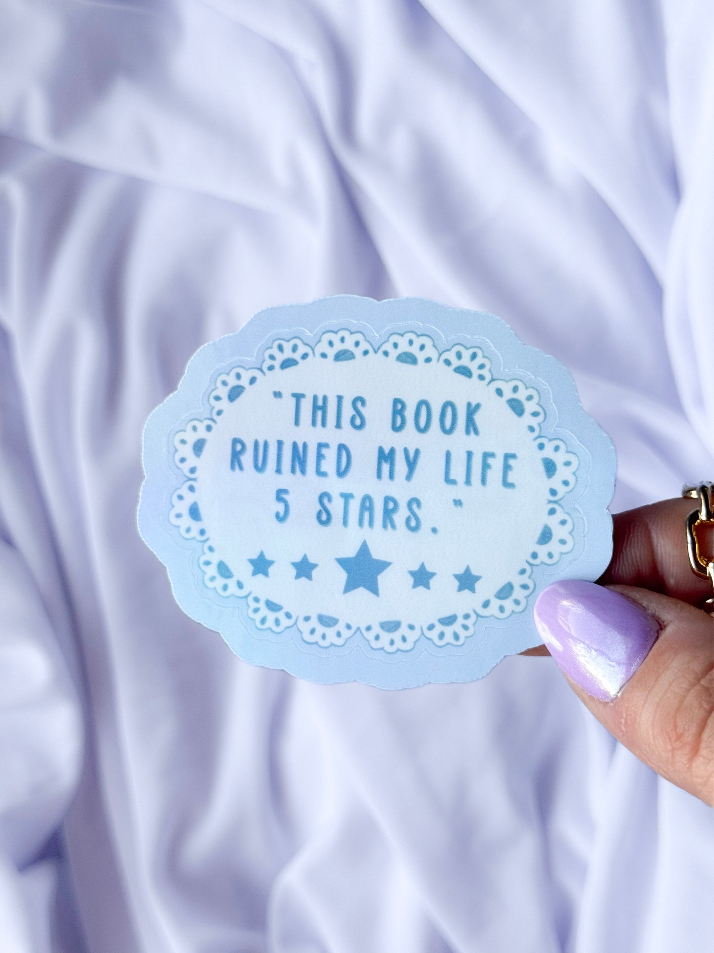 This Book Ruined My Life - 5 Stars Sticker