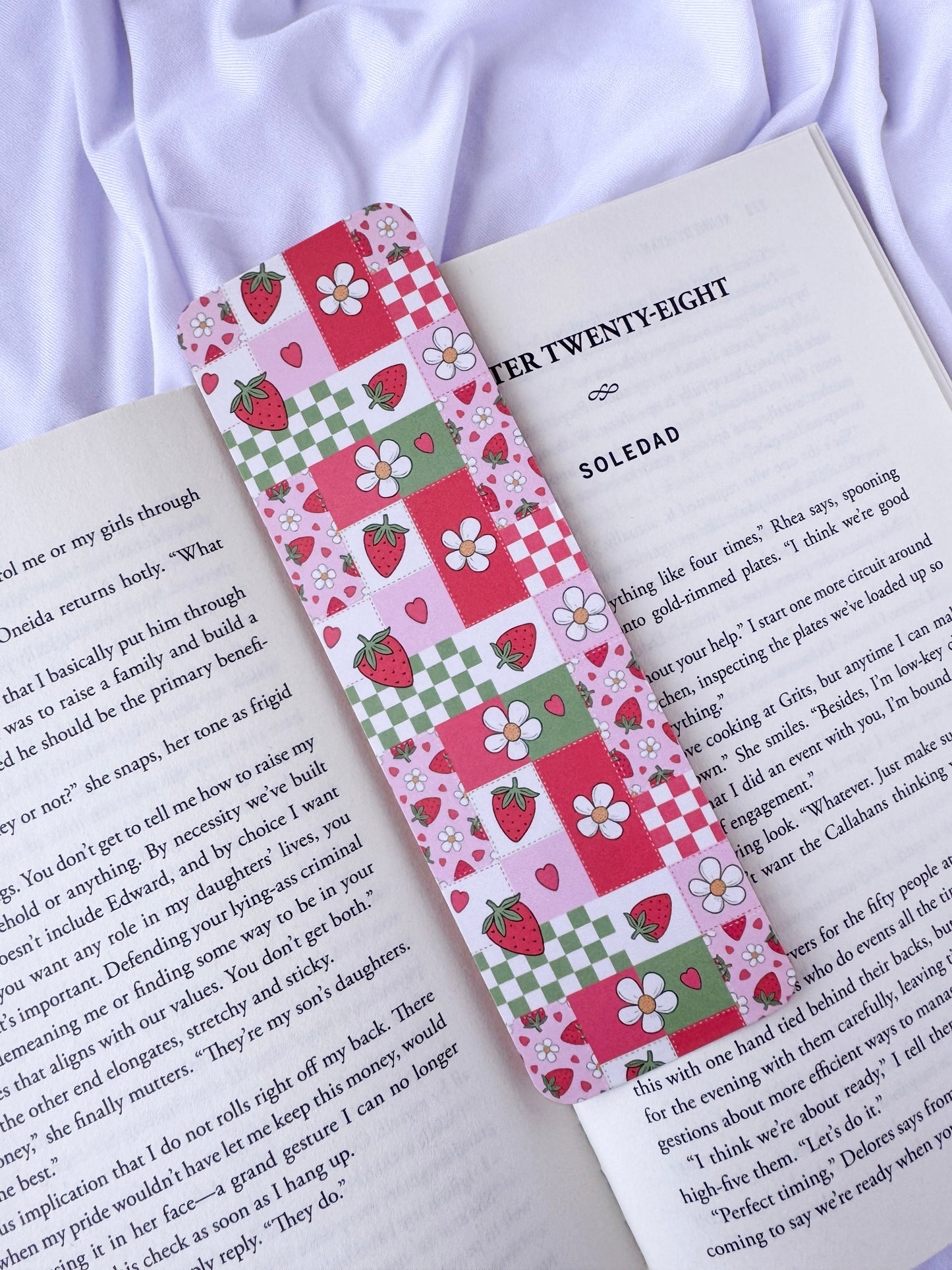 Strawberry Patches Bookmark