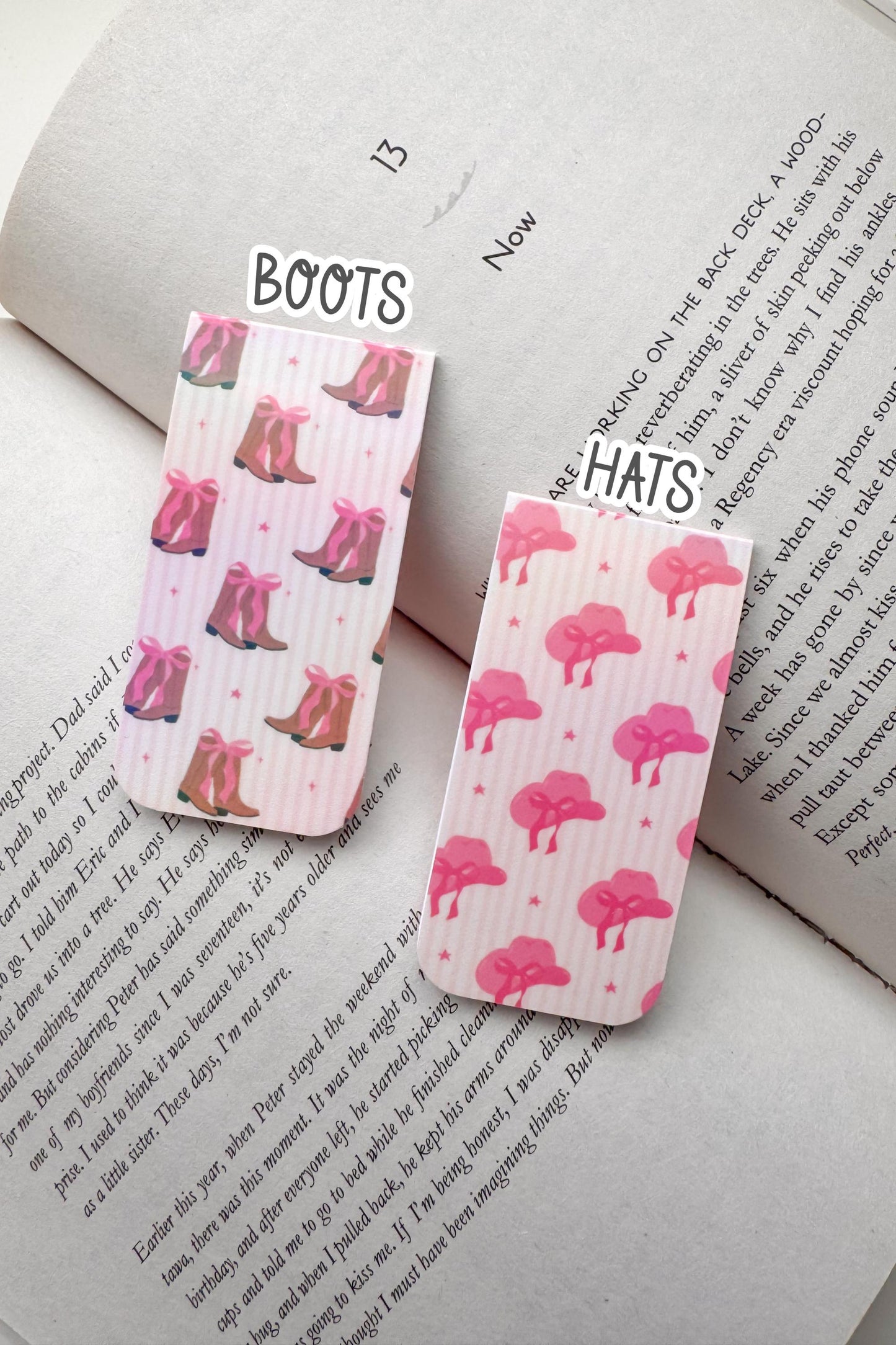 Cowboy Romance Magnetic Bookmarks
