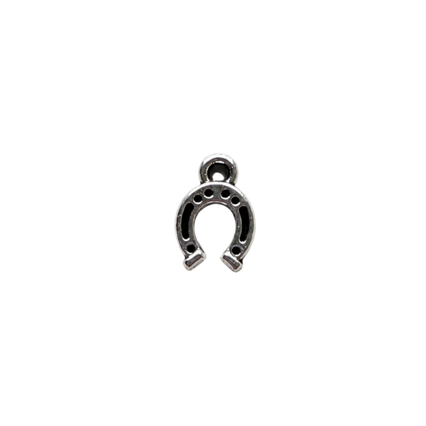 Mini Horseshoe Charm | Silver Lucky Horseshoe Charm | Western Charm