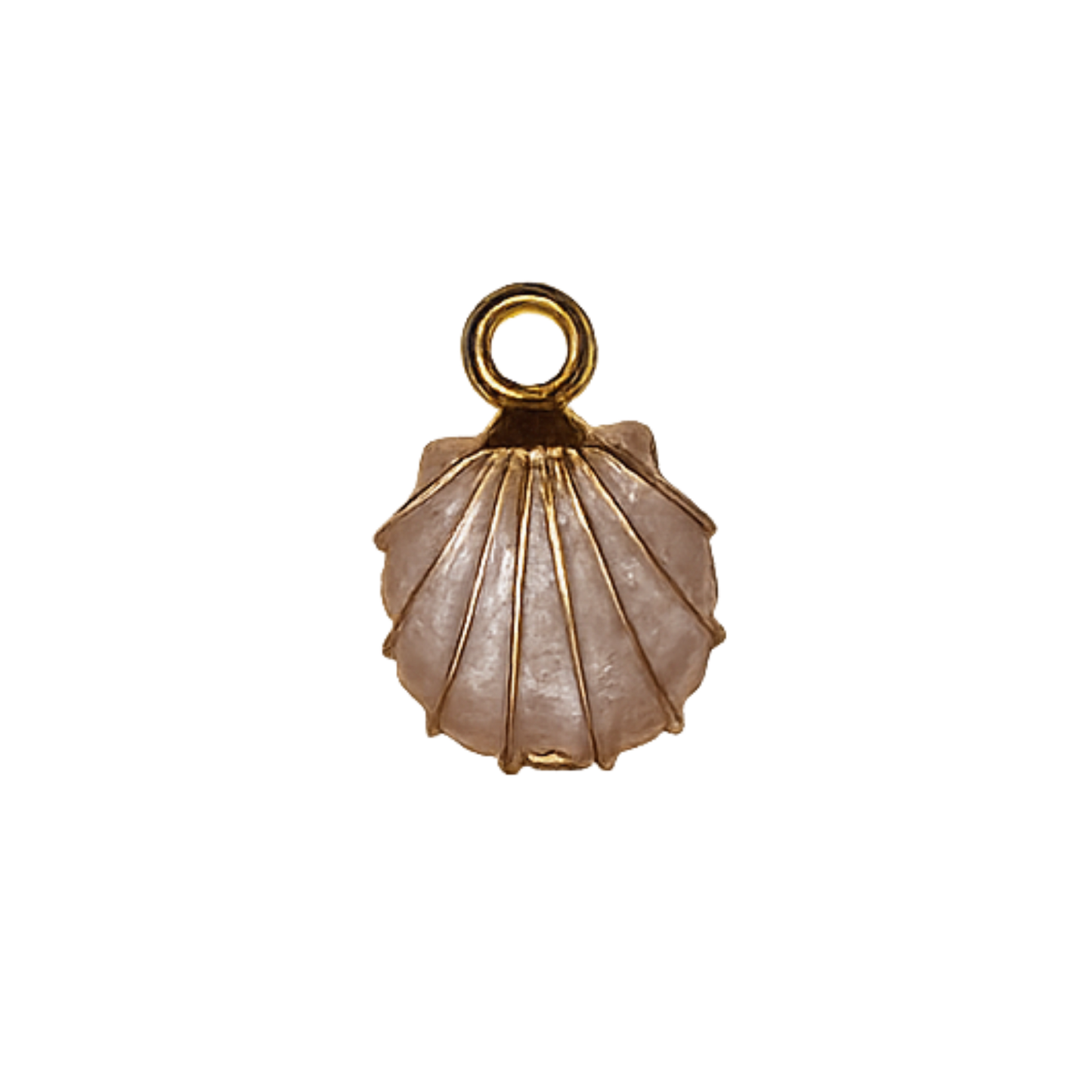 Neutral Coastal Sea Life Charms | Starfish, Scallop Shell & Spiral Shell | Charm Bar