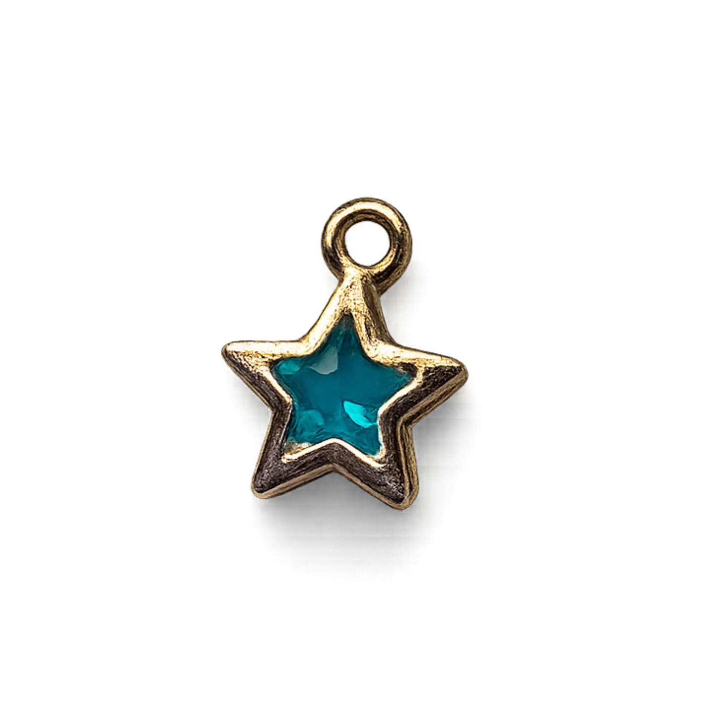 Blue Star Charm | Blue & Navy Gold Star Charm | Celestial Charm Bar