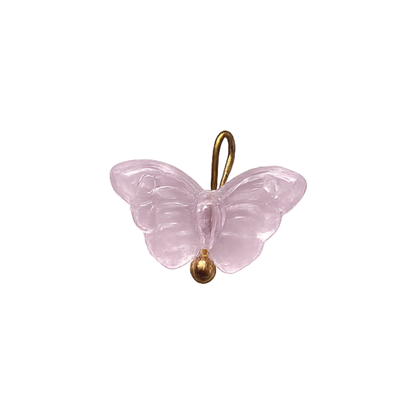 Resin Butterfly Charm | Iridescent & Colored Butterfly Charm | Gold Charm Bar