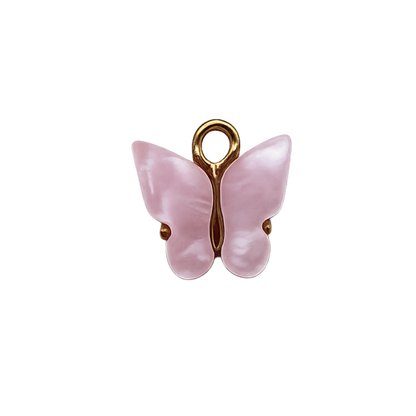 Pink & Blue Butterfly Charm | Pastel Butterfly Charm | Fairy Charm Bar
