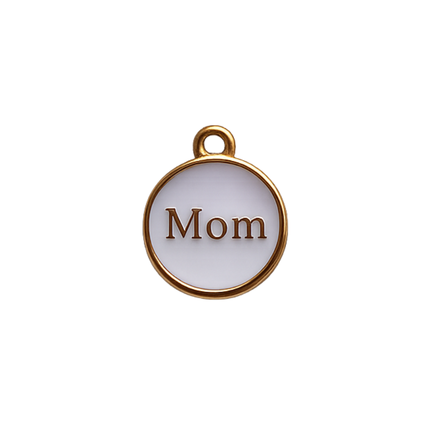 Mom Charm | Pink, White & Black Mom Charm | Family Charm Bar