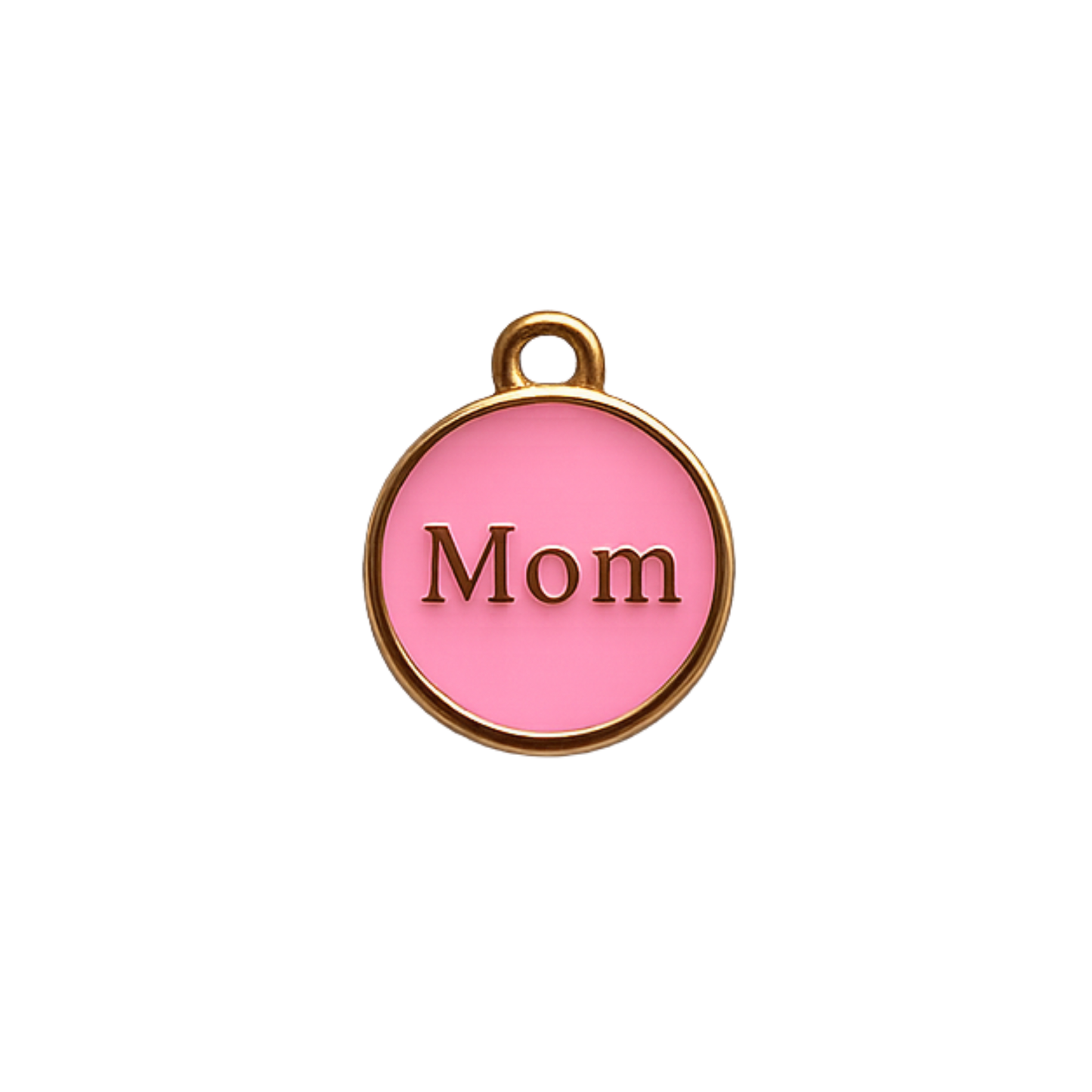 Mom Charm | Pink, White & Black Mom Charm | Family Charm Bar