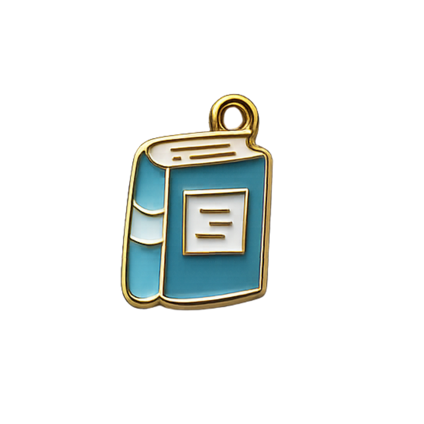 Book Charm | Pink, Blue & Green Book Charm | Bookish Charm Bar