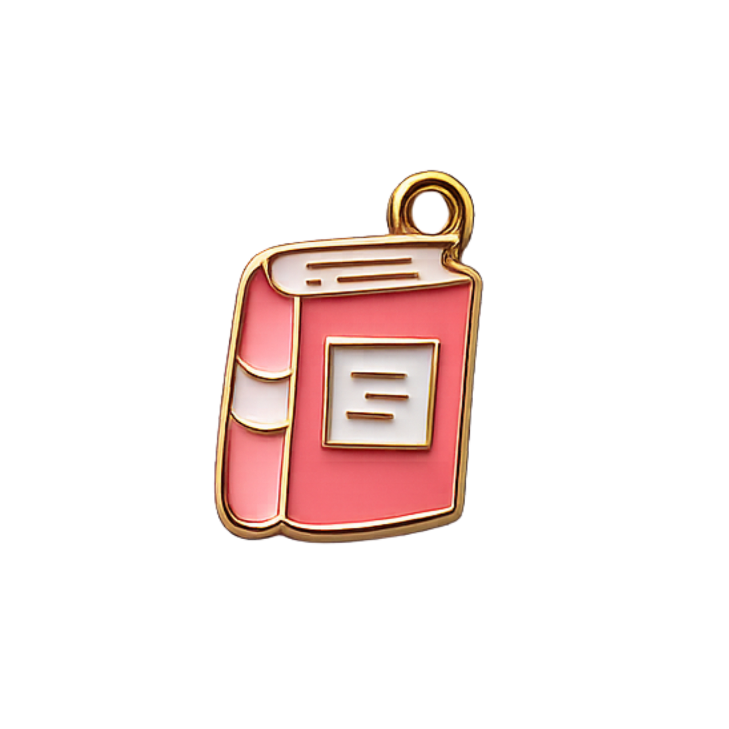 Book Charm | Pink, Blue & Green Book Charm | Bookish Charm Bar