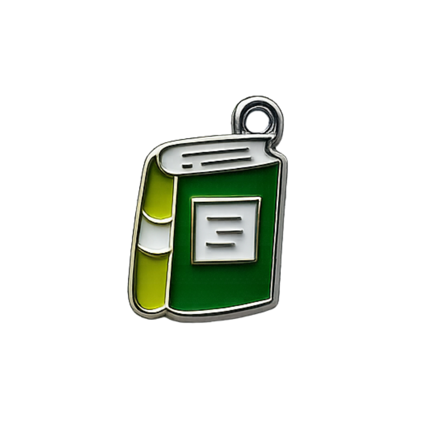 Silver Book Charm | Pink, Blue & Green Book Charm | Bookish Charm Bar
