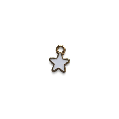 Mini Star Charm | Colorful Gold Star Charm | Celestial Charm Bar
