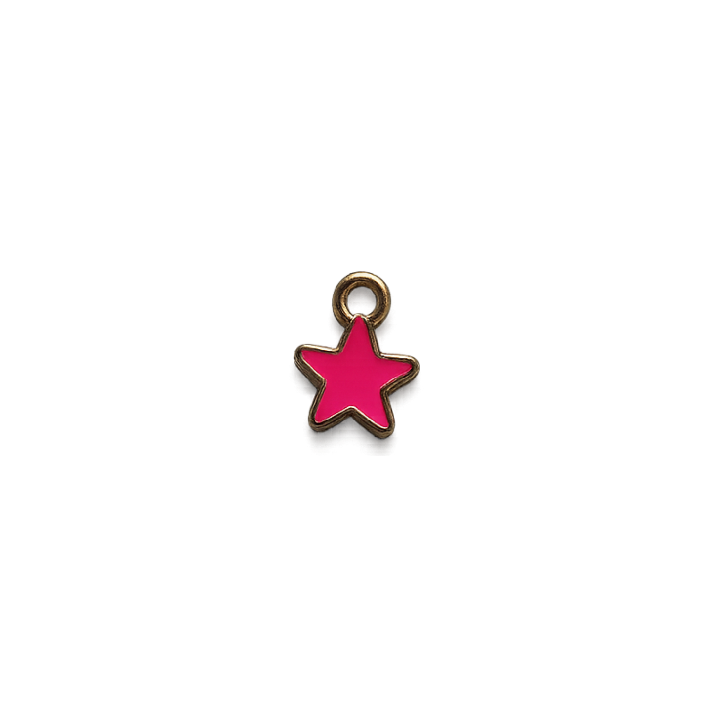 Mini Star Charm | Colorful Gold Star Charm | Celestial Charm Bar