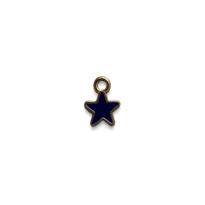 Mini Star Charm | Colorful Gold Star Charm | Celestial Charm Bar