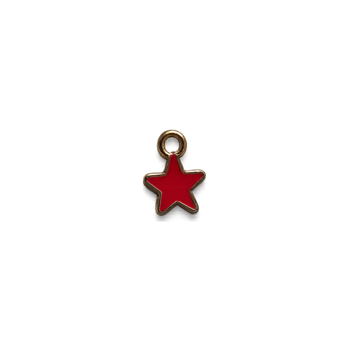 Mini Star Charm | Colorful Gold Star Charm | Celestial Charm Bar
