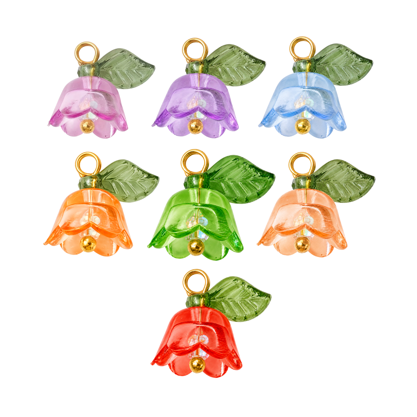 Acrylic Flower Charm | Charm Bar