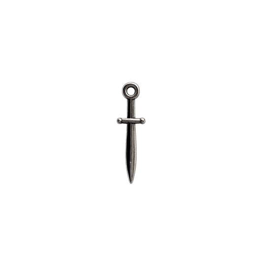 Silver Sword Charms | Fantasy Dagger & Sword Charm Collection | Bookish Charm Bar Accessories