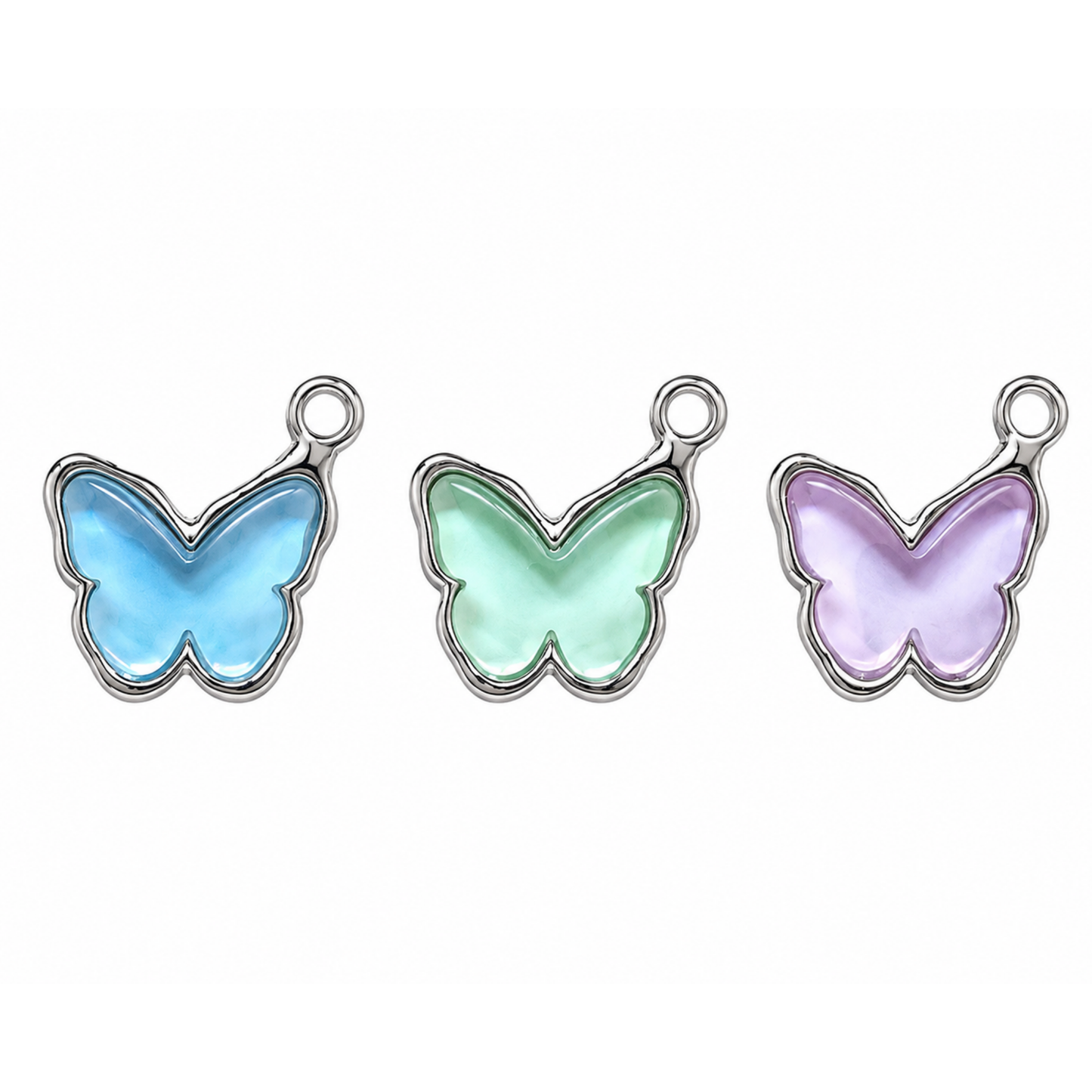 Iridescent Butterfly Charm | Charm Bar