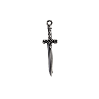 Silver Sword Charms | Fantasy Dagger & Sword Charm Collection | Bookish Charm Bar Accessories