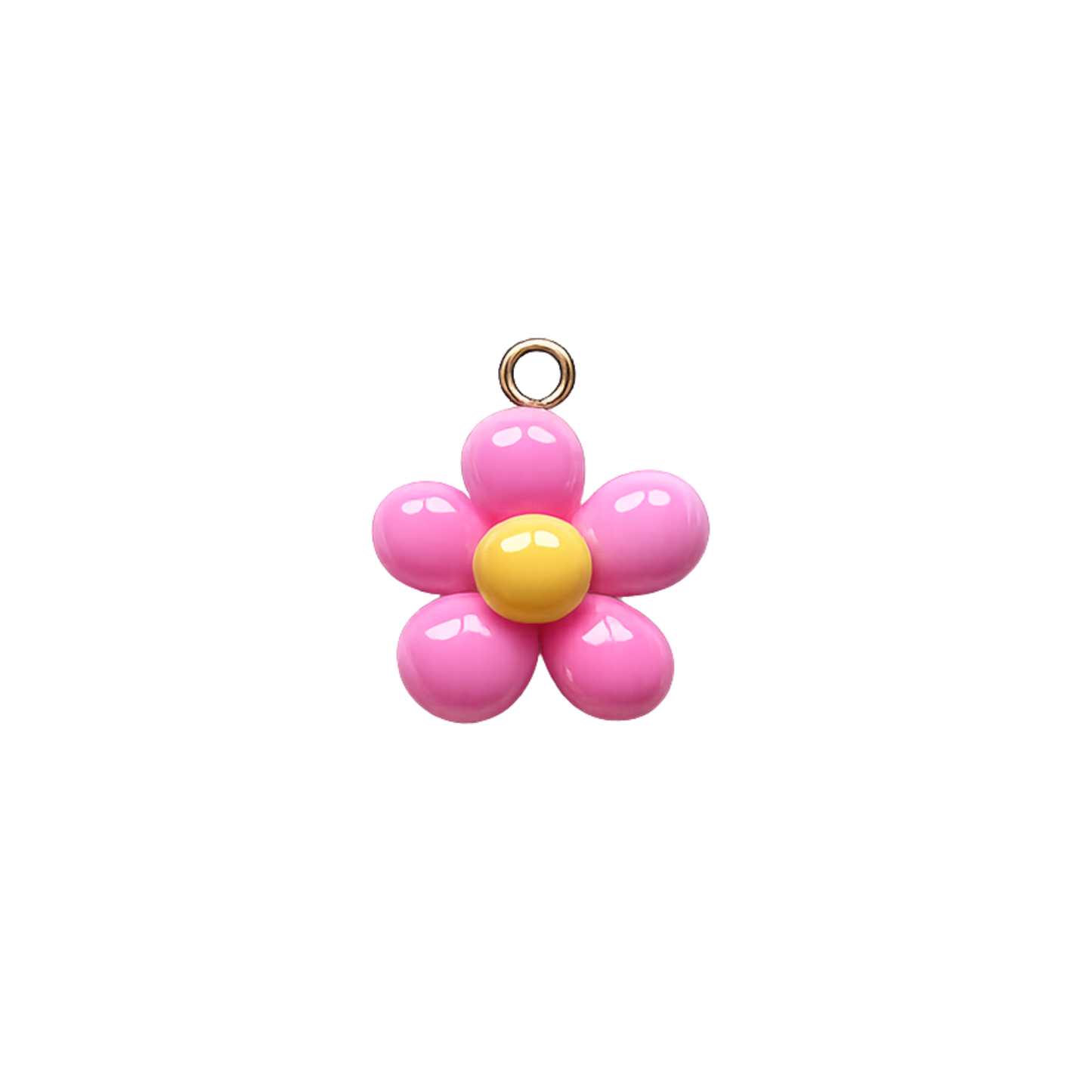Pastel Daisy Flower Charms | Colorful Floral Charm Collection | Cute Flower Charm