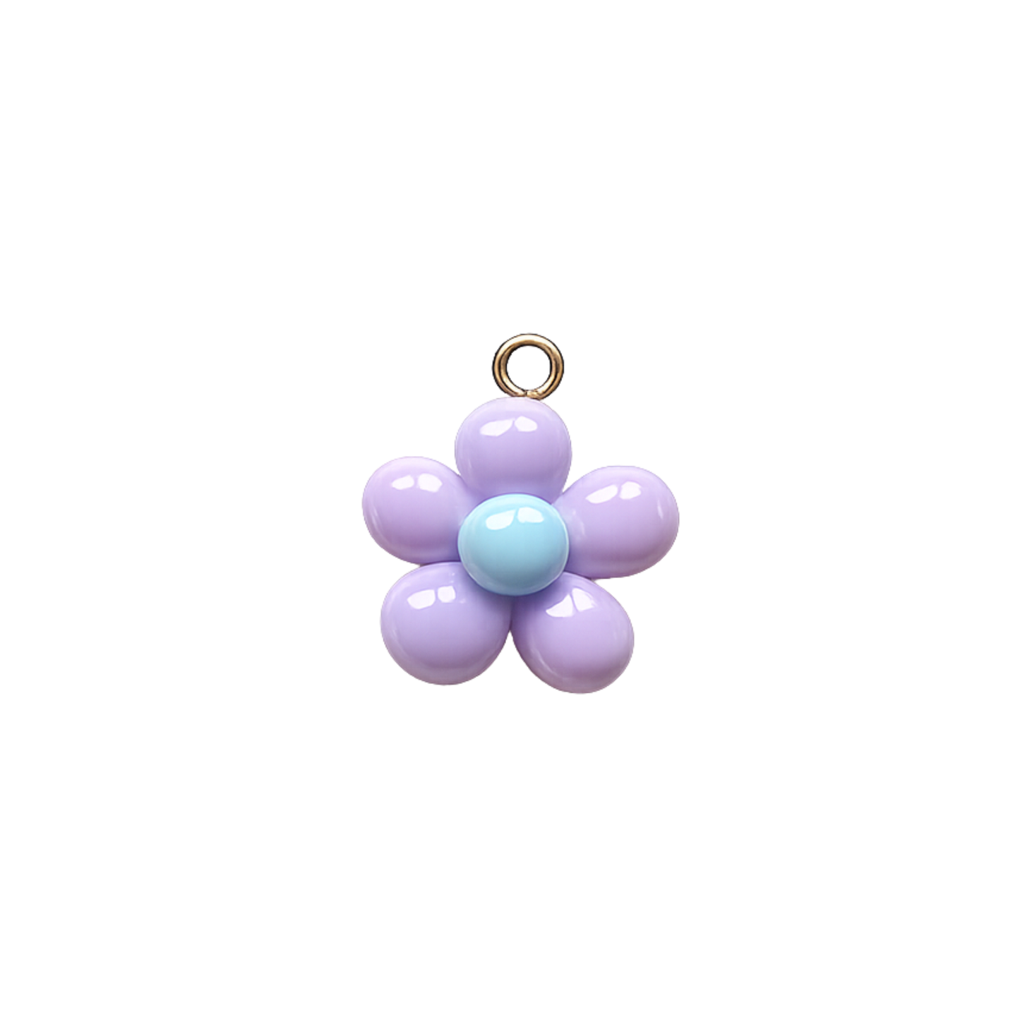 Pastel Daisy Flower Charms | Colorful Floral Charm Collection | Cute Flower Charm
