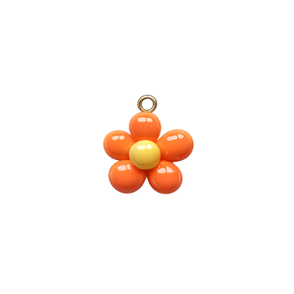 Pastel Daisy Flower Charms | Colorful Floral Charm Collection | Cute Flower Charm