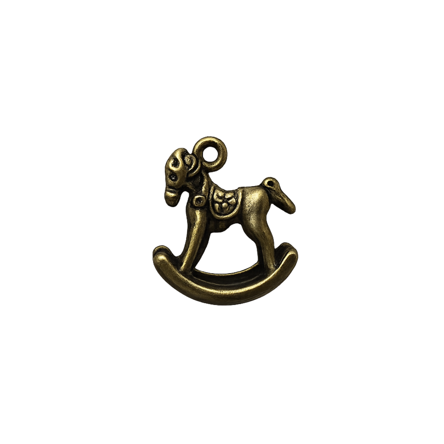Bronze Rocking Horse Charm | Vintage Horse Charm