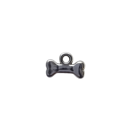 Mini Dog Bone Charm | Silver Dog Bone Charm | Pet Lover Charm