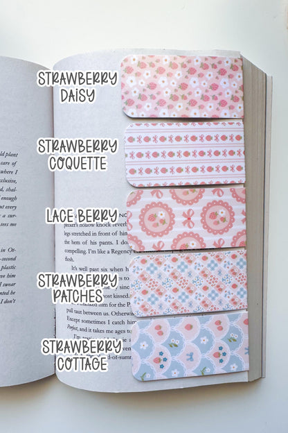 Strawberry Magnetic Bookmarks