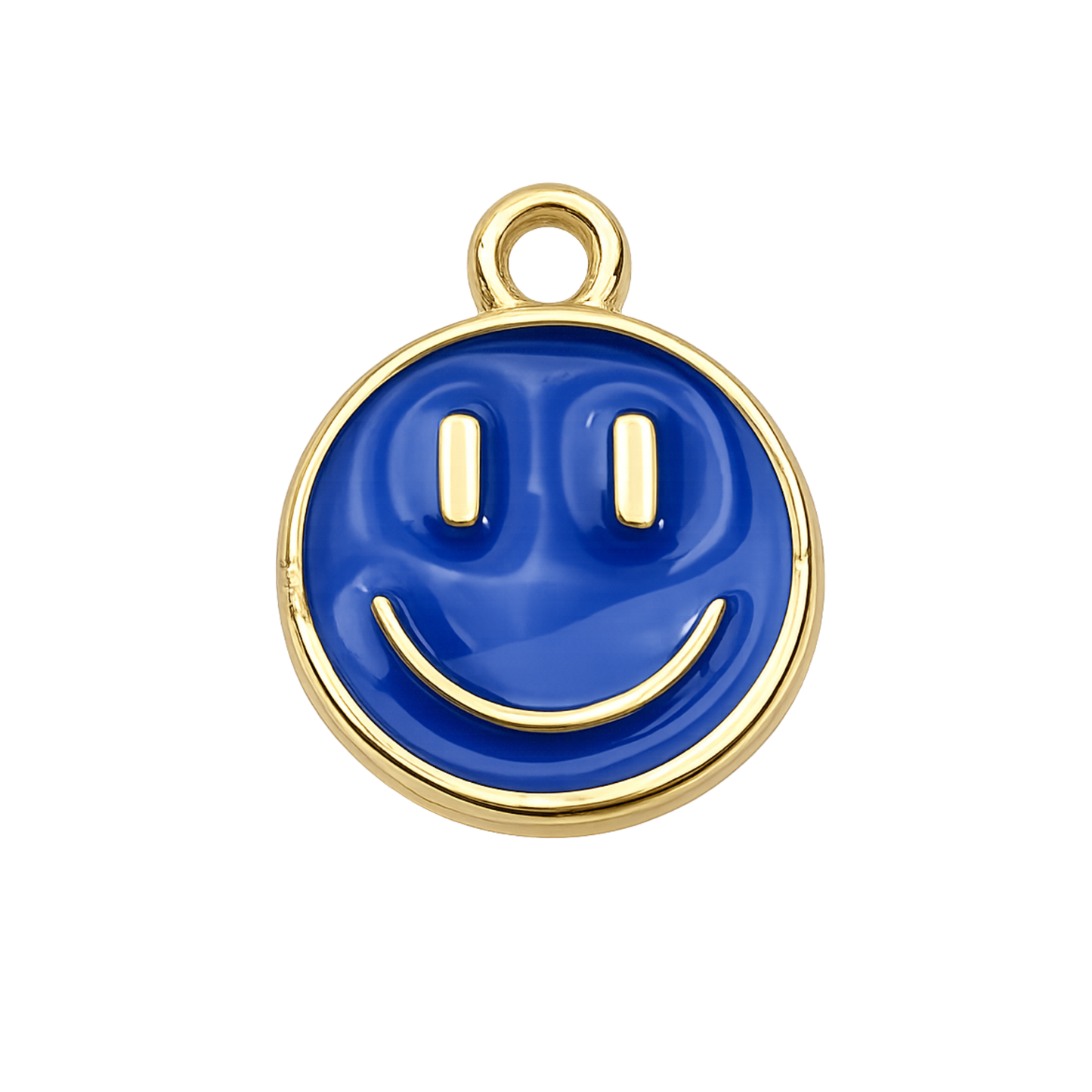 Smiley Face Charm | Colorful Enamel Charm