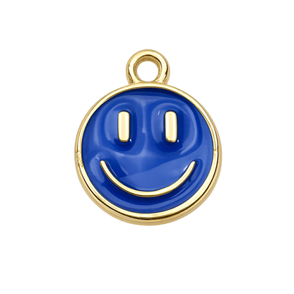 Smiley Face Charm | Colorful Enamel Charm