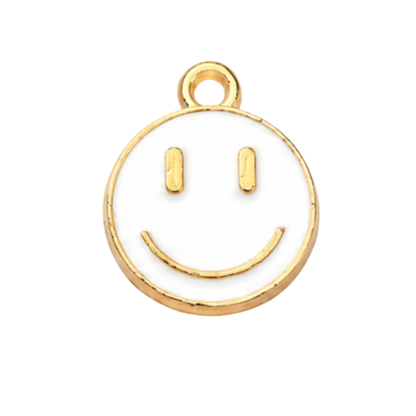 Smiley Face Charm | Colorful Enamel Charm