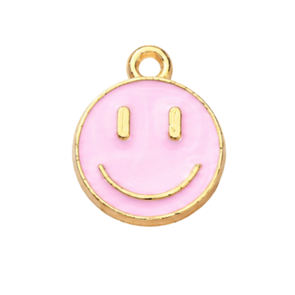 Smiley Face Charm | Colorful Enamel Charm