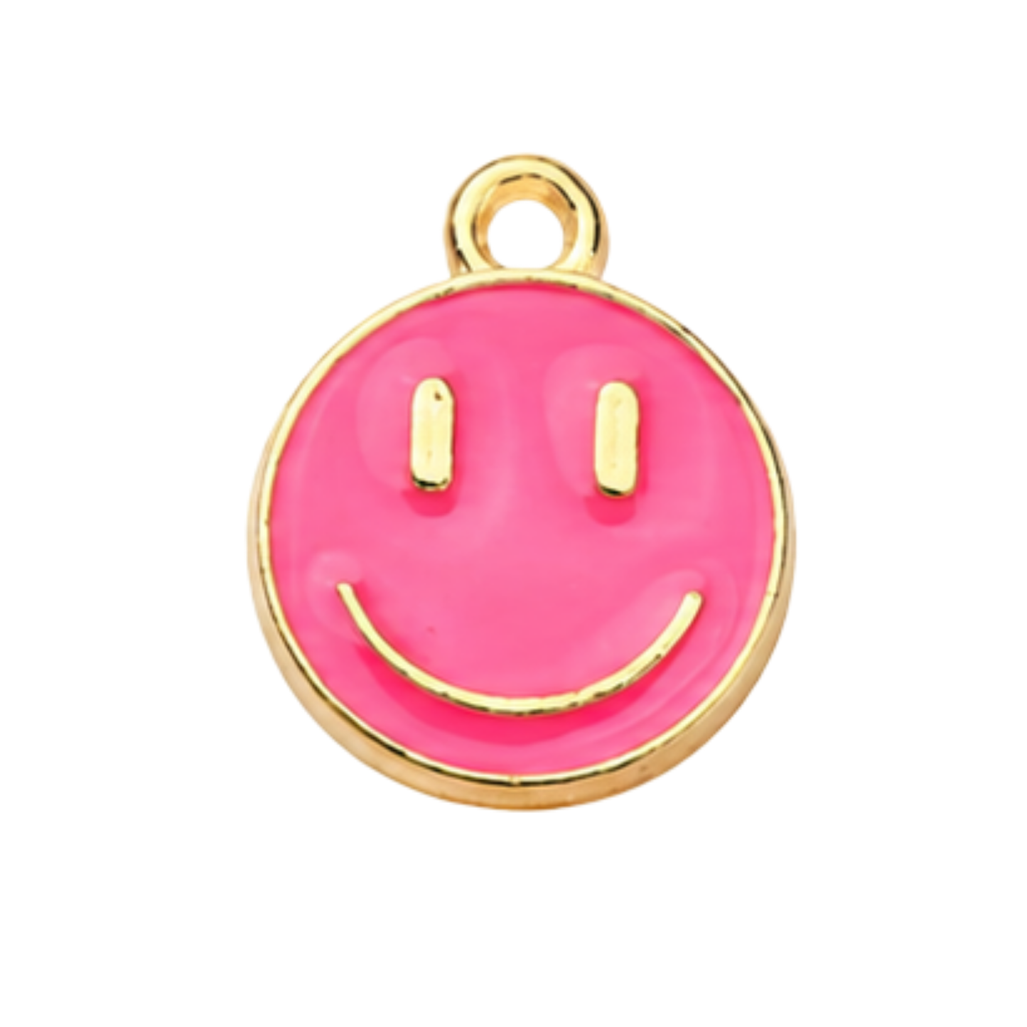 Smiley Face Charm | Colorful Enamel Charm