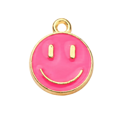 Smiley Face Charm | Colorful Enamel Charm