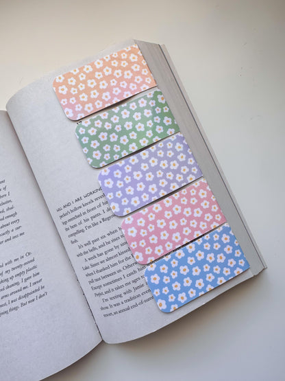 Daisy Floral Magnetic Bookmarks