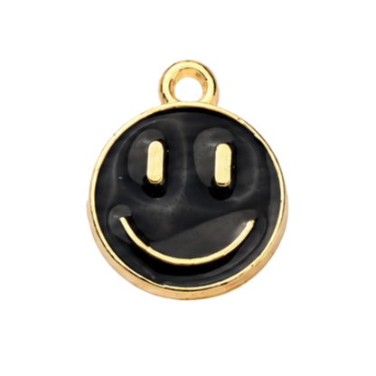Smiley Face Charm | Colorful Enamel Charm