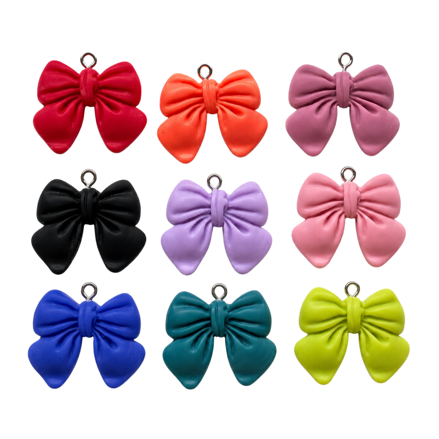 Large Classic Bow Charm | Multiple Color Options Charm Bar