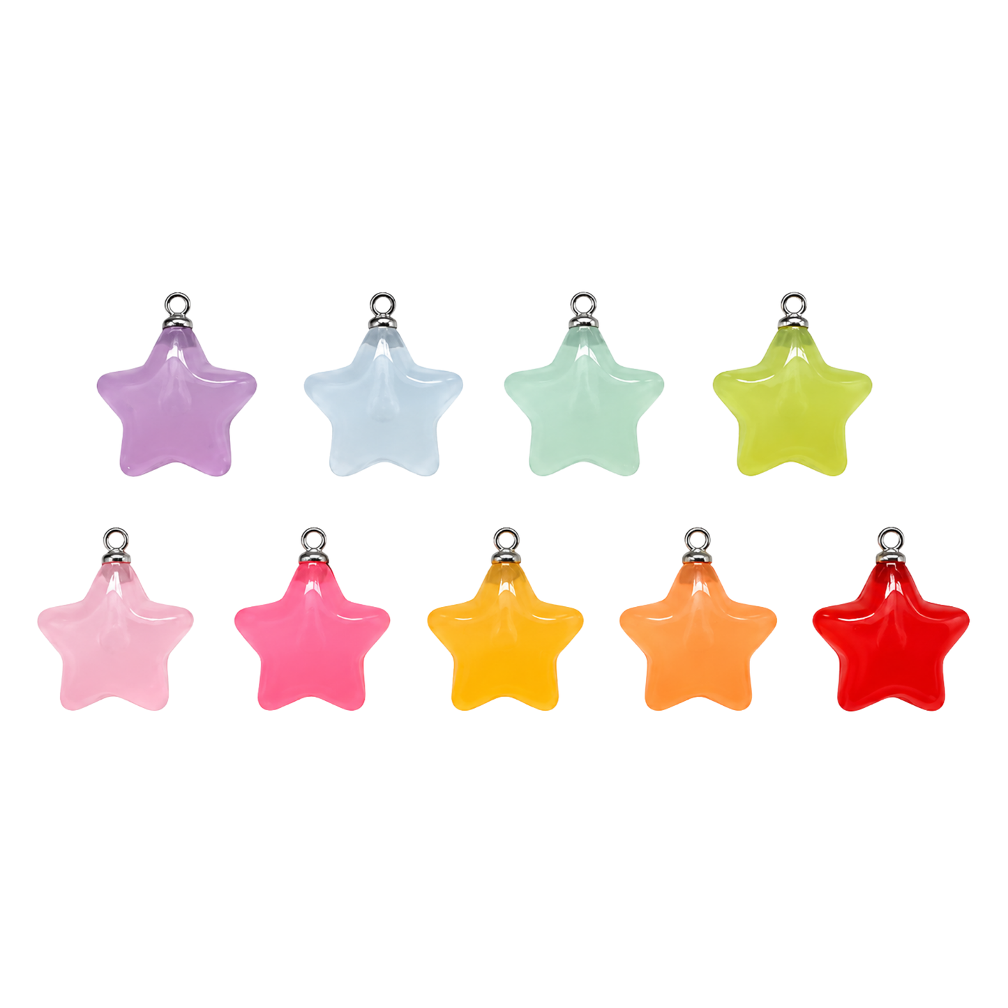 Pastel Star Charm | Multiple Color Options Charm Bar