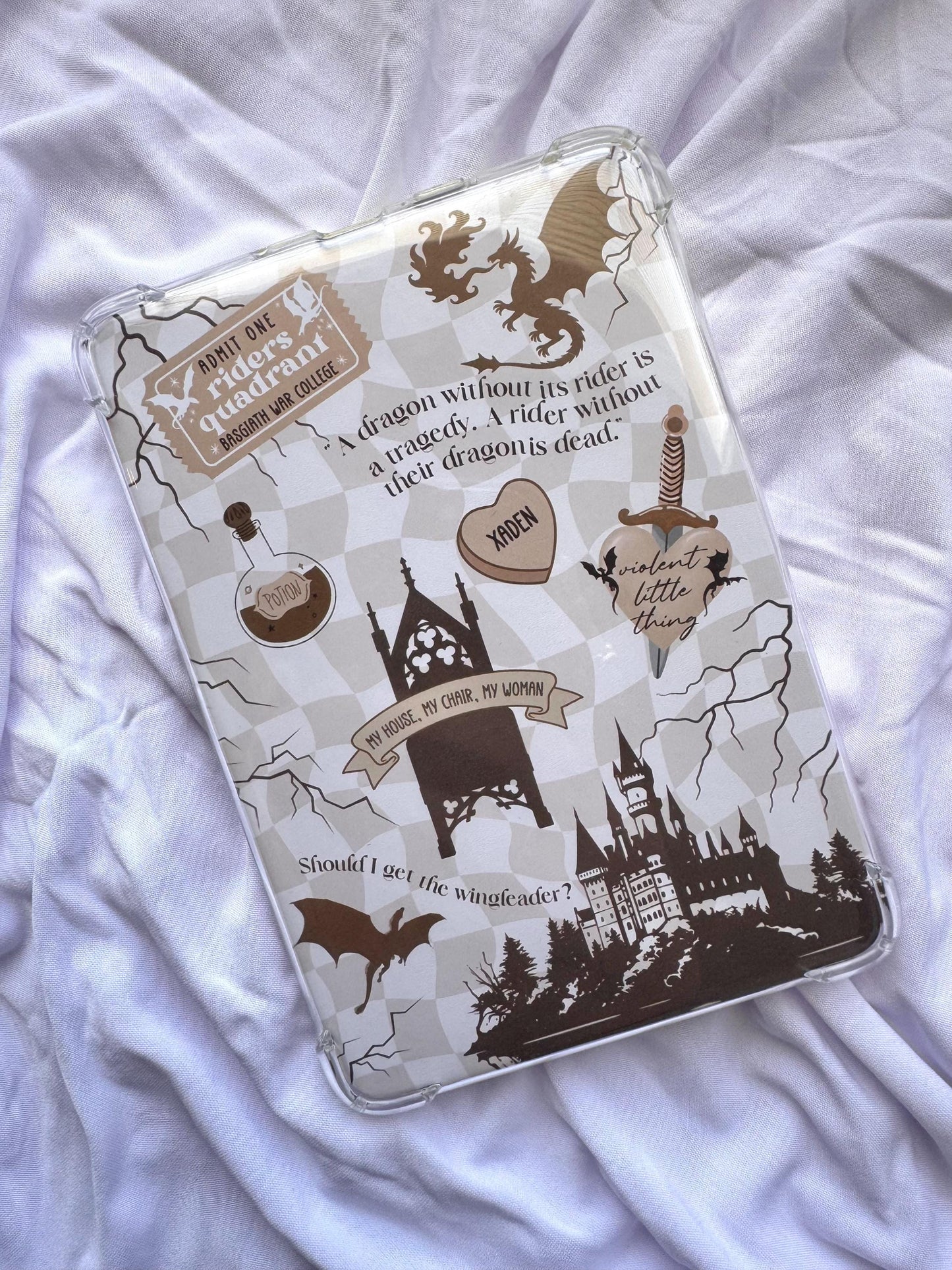 Fourth Wing Kindle Insert