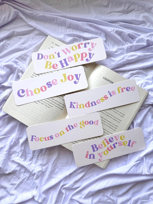 Positive Affirmation Bookmark Set