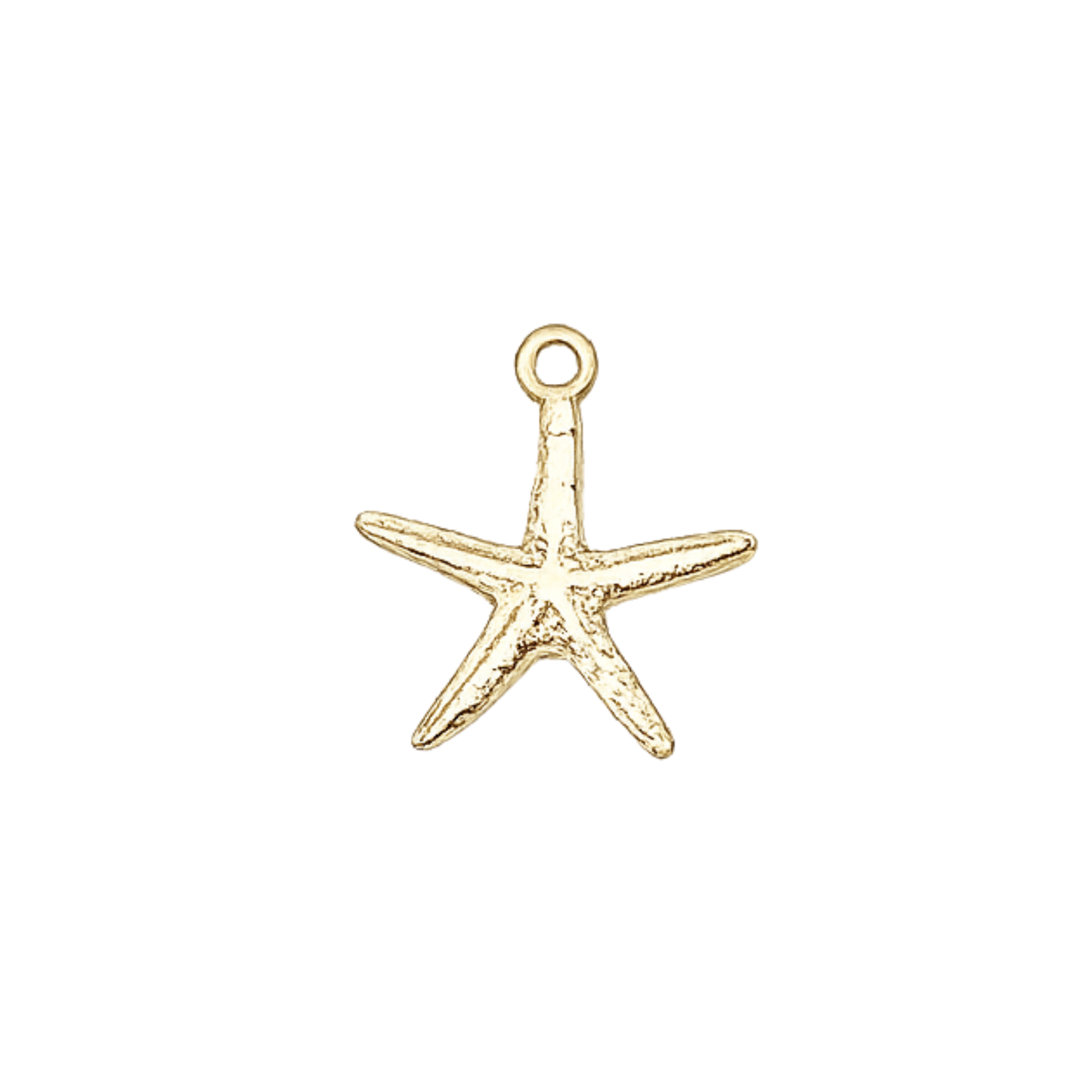 Gold Starfish Charm | Multiple Size Options Charm bar
