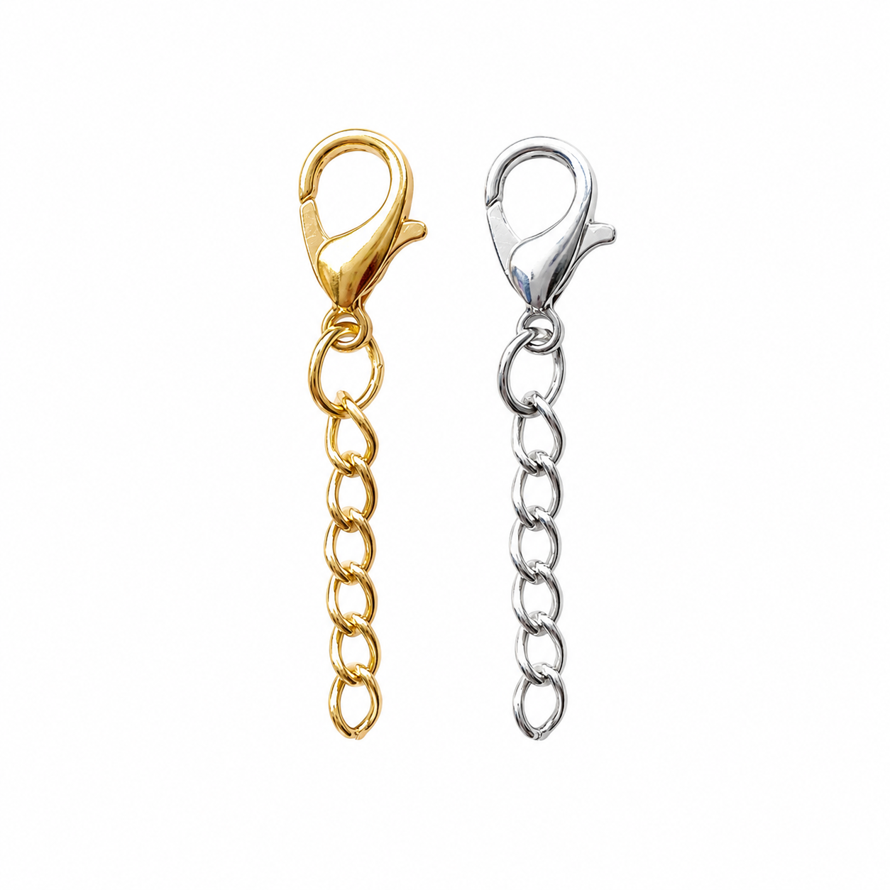 Short Kindle Case Tether Chain with Clasp | Gold or Silver Charm Connector for Clear Cases