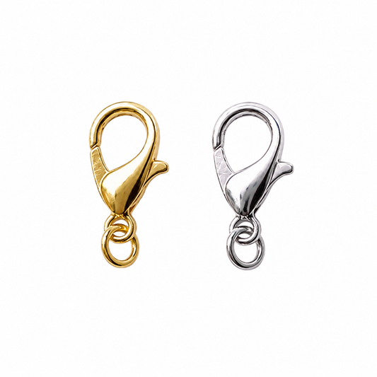 Single Charm Clasp Connector | Interchangeable Charm Attachment for Phone Tethers, Lanyards & E-Readers | Gold or Silver