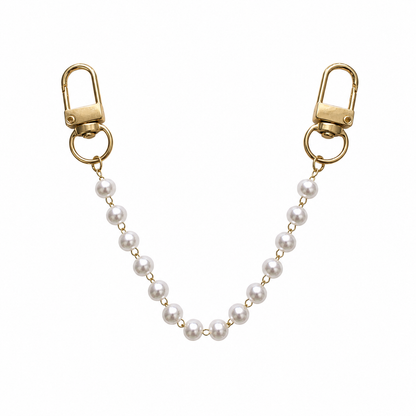 Kindle Necklace Charm Pearl Chain | Charm Display for Kindle & E-Readers | Gold or Silver