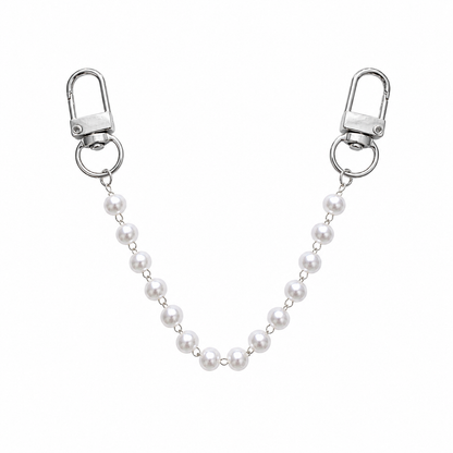 Kindle Necklace Charm Pearl Chain | Charm Display for Kindle & E-Readers | Gold or Silver
